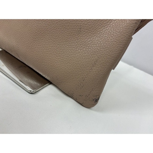 Valentina Fiore Woven Leather Clutch Crossbody Wristlet Adjustable Strap - Picture 6 of 16